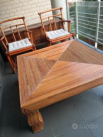 Raro Set Vivai Del Sud Anni '70  in bambù