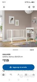 lettino Ikea modello Gulliver