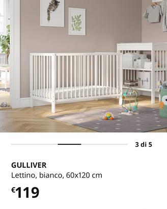 lettino Ikea modello Gulliver