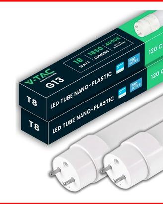 2 tubi led 120cm, 18W (per sostituzione neon)