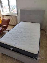  letto una piazza e mezza con contenitore e mater