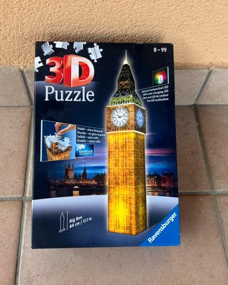 RAVENSBURGER 3D PUZZLE BIG BEN NIGHT EDITION