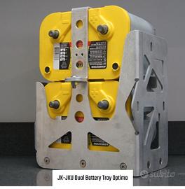 Accessori porta batteria doppia jeep wrangler jku