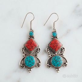 Orecchini Pendenti Etnici Boho