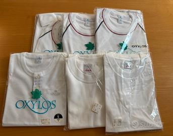 T-shirt/canottiere bianche OXYLOS tg. 6 anni