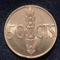 Moneta da 50 centesimi di Peseta Spagna 1966