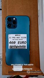 IPHONE 12 PRO MAX 512gb BATTERIA NUOVA