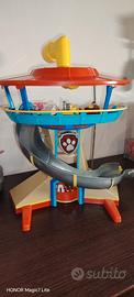 Paw patrol quartier generale+ cuccioli +mezzi tran
