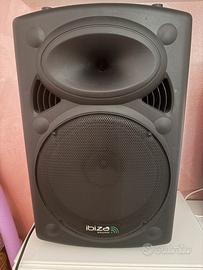 Cassa portabile altoparlante ibiza sound 800w