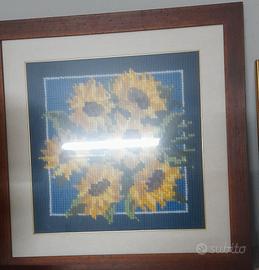 Quadro con girasoli