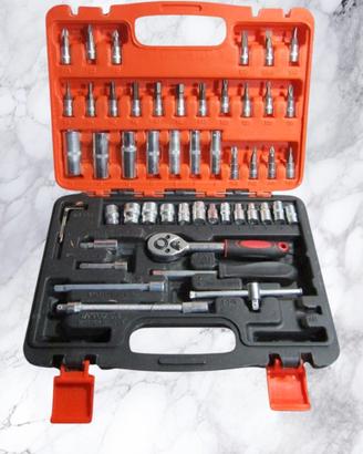 Set Chiavi a Bussola 53 Pezzi 1/4 Nuovo