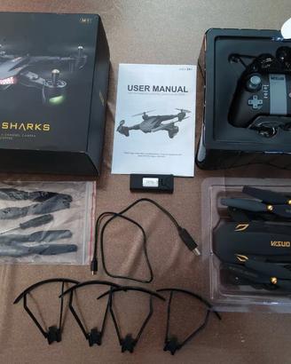 VISUO BATTLE SHARKS DRONE N. 809S-H-W-G MAI USATO