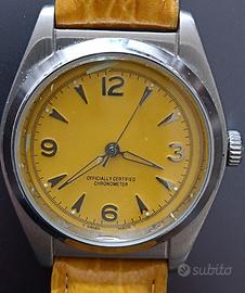 Orologio "OVETTO"  giallo, vintage 