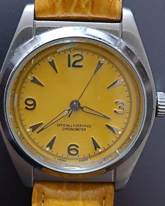 Orologio "OVETTO"  giallo, vintage 