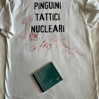 Maglia e cd autografati Pinguini Tattici Nucleari
