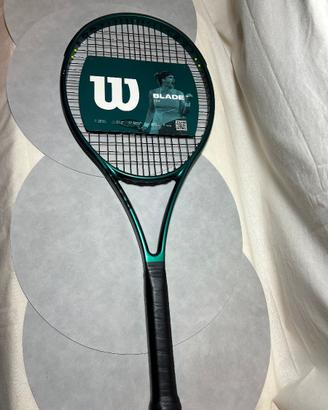 Wilson Blade 104 V9 290g Manico 2 Racchetta tennis