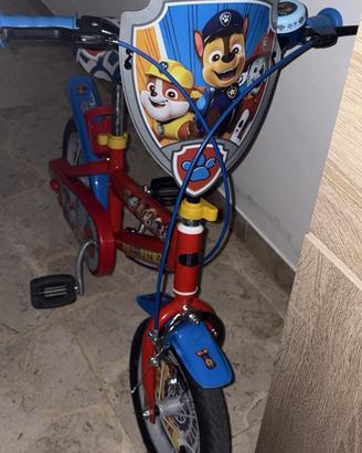 Bici Paw Patrol da 12’di diametro per bimbi3/4 ann