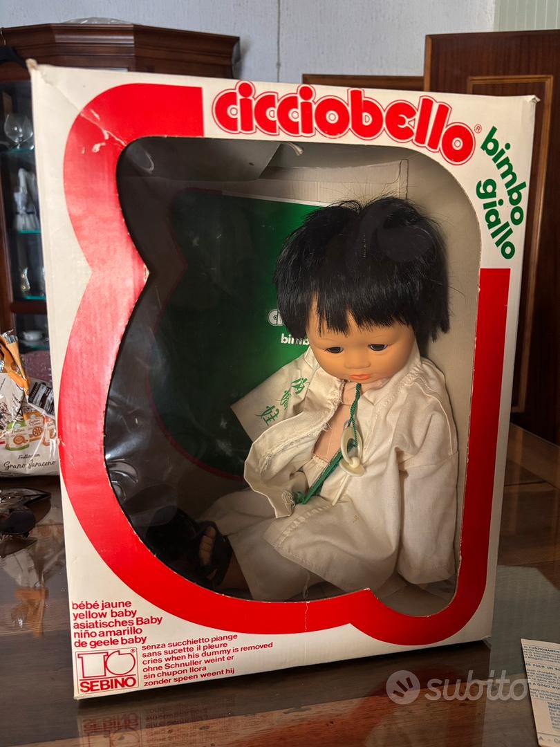 Poupée Vintage Cicciobello Bimbo Giallo Sebino Années 70 - Occasion Sans Boîte