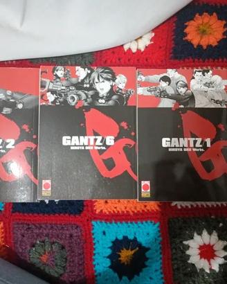 Set manga gantz 3 numeri