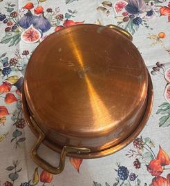 Pentola in rame stagnato
