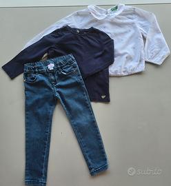 Set abbigliamento bambina 3 anni