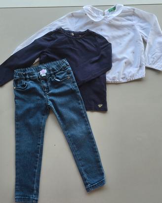 Set abbigliamento bambina 3 anni