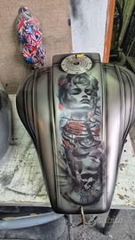 serbatoio moto custom compatibile kawasaki