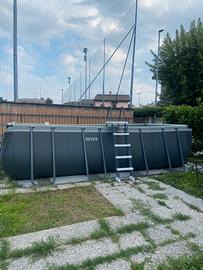 Piscina Intex 6x3 metri esterno