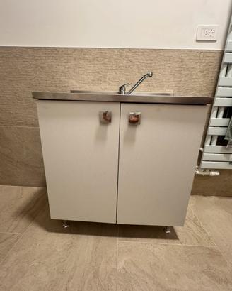 Mobile cucina con lavello doppia vasca