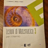 libro  Lezioni di matematica  3