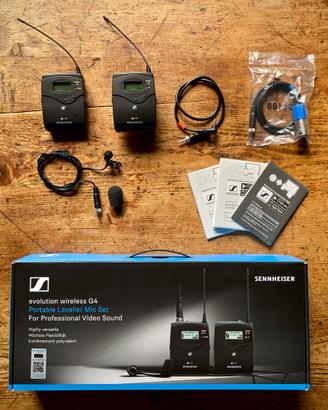 kit SENNHEISER radiomicrofono ew 122p G4 lavalier