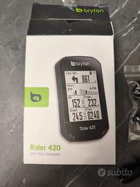 Bryton Rider 420GPS+Sensore Cadenza  con scatola 