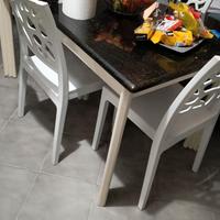 Giroletto e materasso - tavolo di marmo