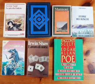 POE, DOYLE,BARBARO,SHAW,SAND,MANZONI,METALIOUS