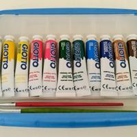 Colori Tempera 12 Tubi Extra Fine Giotto 12 ml