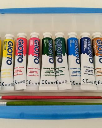 Colori Tempera 12 Tubi Extra Fine Giotto 12 ml