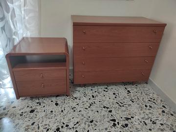 Cassettiera 4 cassetti - comò 2 cassetti BRUNI