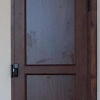 Infisso telaio con sportello apribile in alluminio