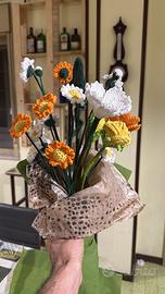 Bouquet all’uncinetto