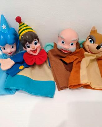 Burattini gioco teatro favola Pinocchio