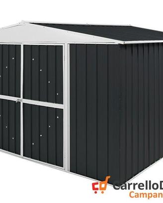 Box in Acciaio da giardino 360x345cm nero
