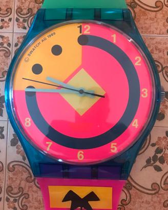 Raro maxi Swatch 1989 da parete vintage-originale