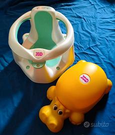 Seggiolino da bagno e Vasino OK BABY