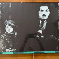 Quadro cin cornice Charlie chaplin