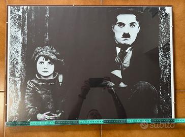 Quadro cin cornice Charlie chaplin