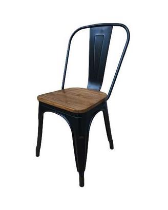Metal Wood - Sedia stile industriale simil Tolix