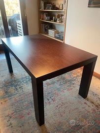 Tavolo Design JESSE Rovere Wengé - Allungabile