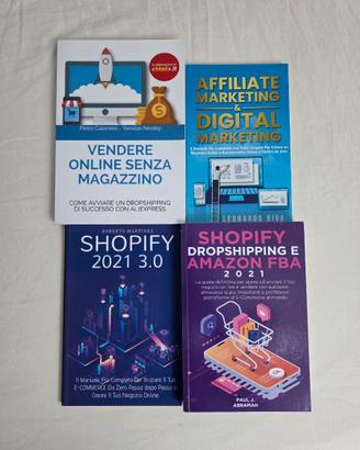 Lotto 4 Libri Dropshipping Amazon FBA Shopify
