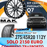 Cerchi in lega con pneumatici audi q7 20