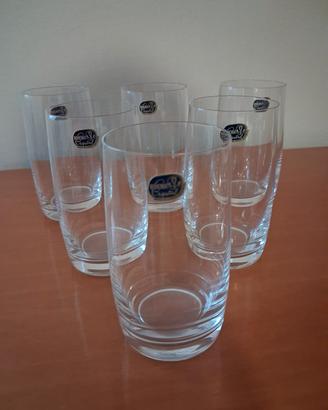6 bicchieri in cristallo di Bohemia